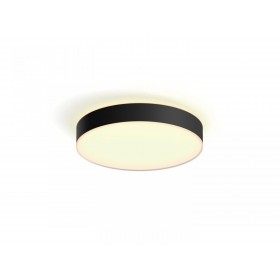 Plafoniera LED Philips Hue Enrave, Bluetooth, 33.5W, 4300 lm, lumina alba (2200-6500K), IP20, 42.5cm, Negru, Intrerupator cu var
