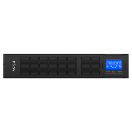 UPS Njoy Balder 1000 Online, Tower/rack, 1000 W, fara AVR, IEC x 8, display LCD, back-up 11 – 20 min.  Putere (VA): 1000