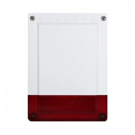 Sirena radio de 100 db Paradox SR250 cu supervizarebi- directionalaCompatibila cu seriile MG /SP vers.4.0 si RTX3 Vers.1.5,100db