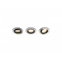 3 Spoturi LED incastrate Philips Hue Milliskin, Bluetooth, GU10, 3x5W (50W), 1050 lm, lumina alba (2200-6500K), IP20, 9cm, Argin