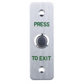 Buton de iesire ND-EB24, Iesire contact: NO/NC, material: otel inoxidabil, montare incastrata, dimensiuni: 29x25x92mm