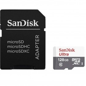 Card de Memorie SanDisk MicroSDXC, 128GB, Adaptor SD, Class 10