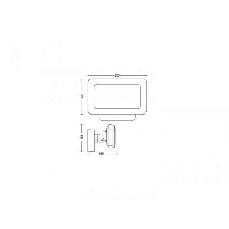 Proiector LED RGB inteligent Philips Hue Discover, 2x15W, 2300 lm, lumina alba si color (2000-6500K), IP44, 160x220x153mm, Negru